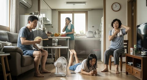폭염 속 에어컨 사투…누진 3단계 넘어가면 전기요금 10만원대 후반대 위협