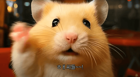 “내 얘기 같아서 끌려”… AI 햄스터 김햄찌, 50만 구독자 돌파