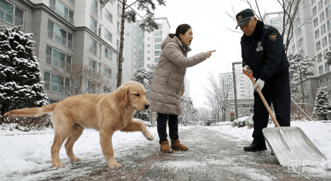 "우리 아이 아프다구요!"…아파트 제설제 놓고 견주-주민 갈등