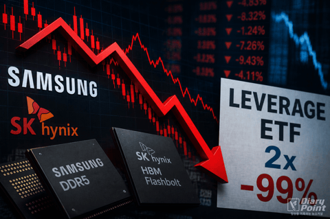 "2배 벌려다 99% 잃는다고?"…삼성전자·하이닉스 레버리지 ETF, 사야 할까 말아야 할까