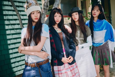 "민지도 돌아왔다" 뉴진스, 데뷔 4주년에 4인 완전체 영상 깜짝 공개