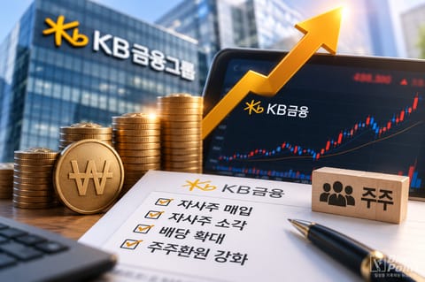 "주주에게 3조7000억 돌려준다"…KB금융, 자사주 7000억 추가 소각
