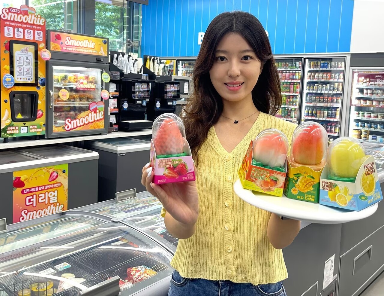 “진짜 과일 아니야?”… GS25, ‘프로즌 딸기 소르베’ 출시