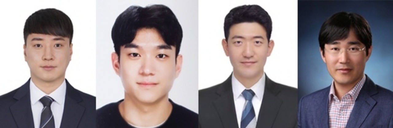 왼쪽부터 국민대학교 자동차공학과 정영주 조교수, 한국과학기술연구원 정성민 박사후연구원, 경희대학교 기계공학과 송재만 조교수, 서울대학교 기계공학부 고승환 교수 | 사진=서울대학교