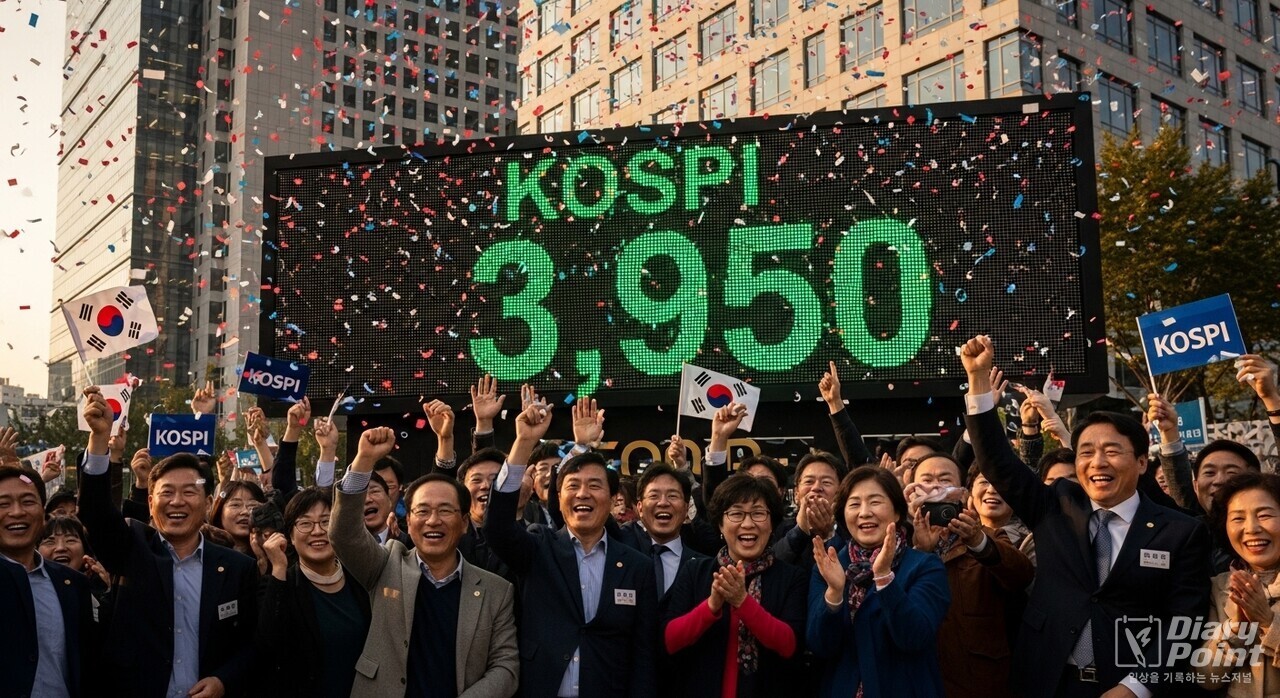 “코스피, 사상 최초 3 950선 돌파”…한국 증시 새 역사 열다