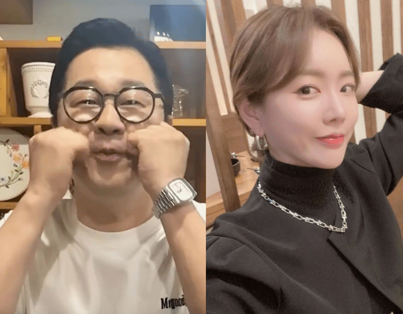 사진=지상렬, 신보람 인스타그램 갈무리