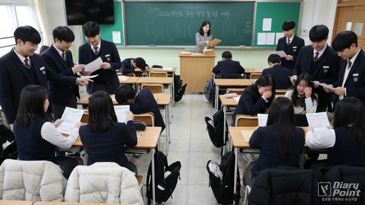 "드디어 내일" 2026 수능 성적표 배부…치열한 정시 눈치작전 시작