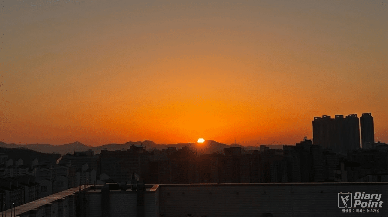 2026년 새해 첫 일출 | 사진=다이어리포인트
