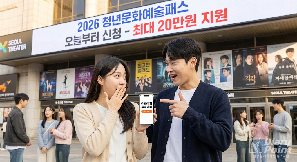 "최대 20만원 공연·영화값 그냥 준다"…2026 청년문화예술패스 오늘부터 신청