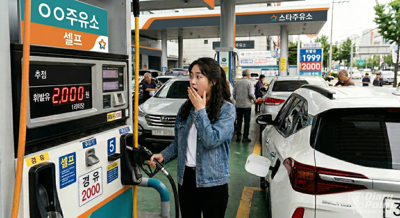 "유류세 내렸지만 기름값은 올랐다"…2차 최고가격제 210원 인상, 주유소 휘발유 2000원대 진입