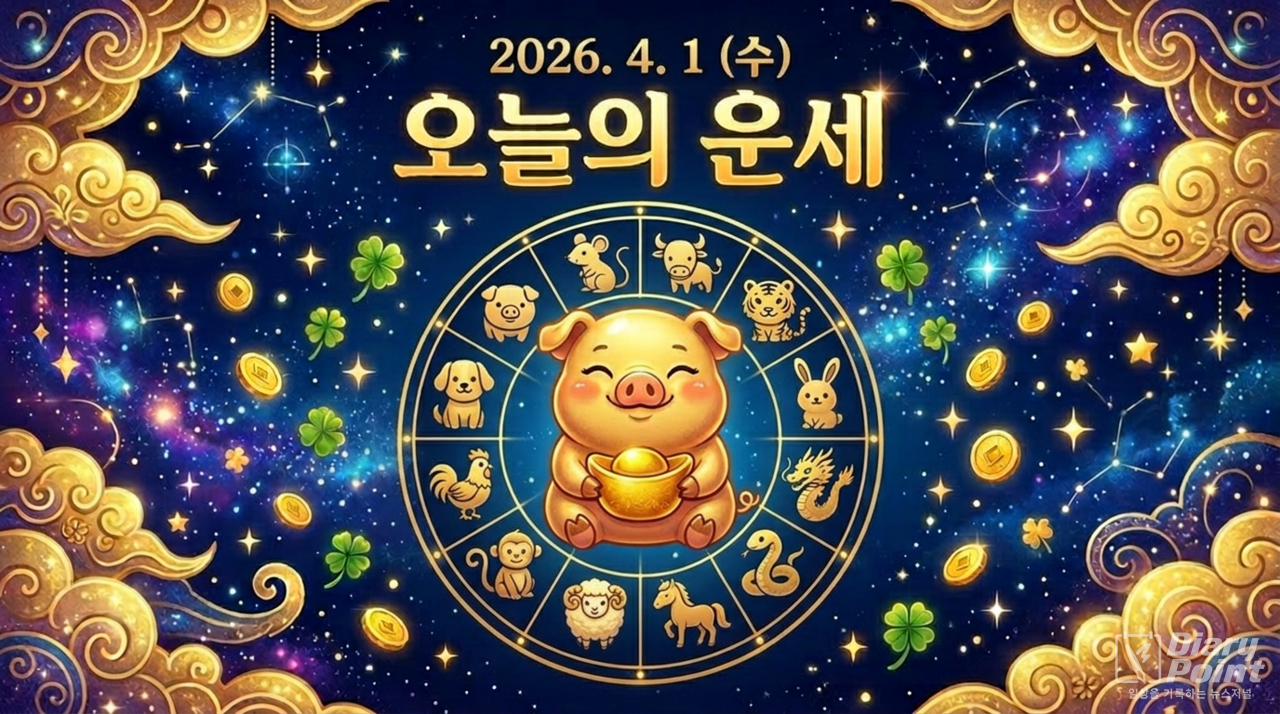 "봄의 불꽃이 단단한 쇳빛을 녹여 새로운 빛을 만드는 날"…2026년 4월 1일(수) 오늘의 운세