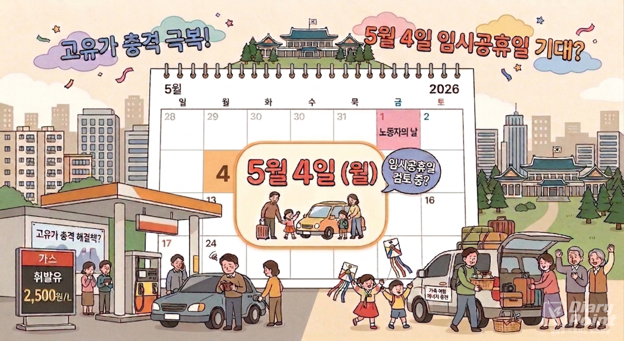 "5일 쉬면 2조 쓴다"…5월 4일 임시공휴일 지정 검토 급물살