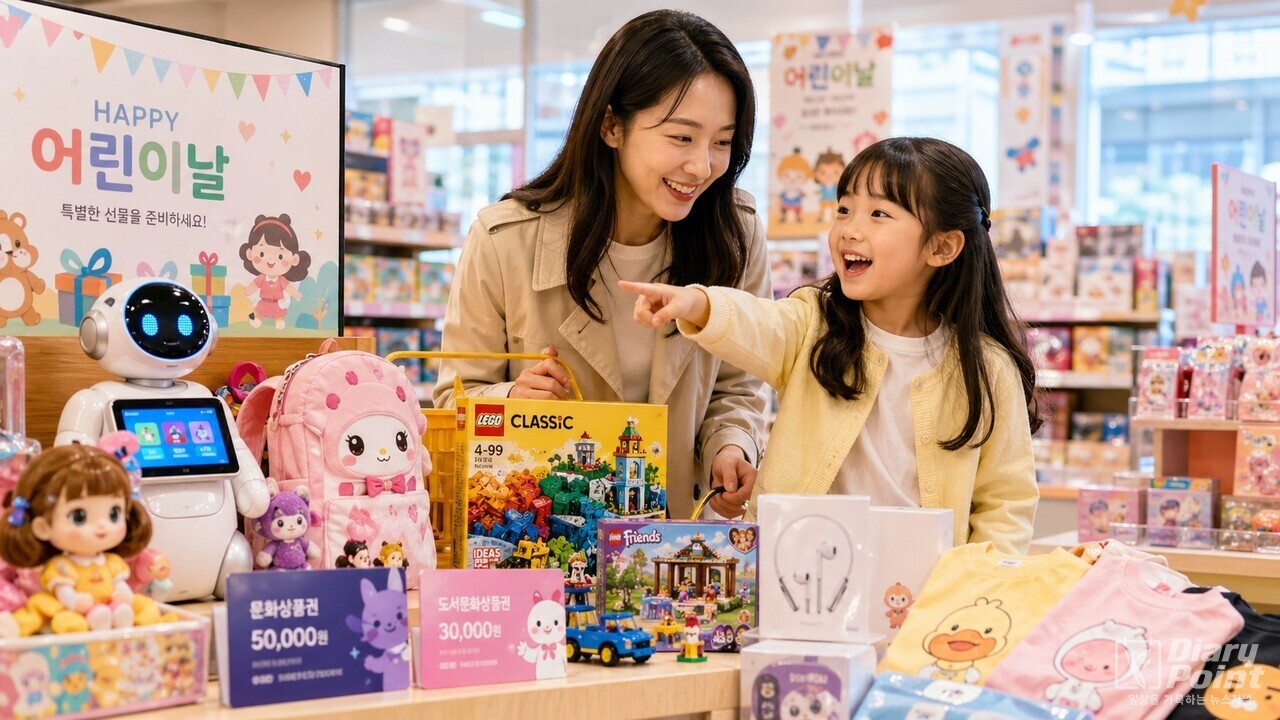 "5월 5일 뭘 사줄까"…2026 어린이날 선물 트렌드, AI 완구·레고·캐릭터 의류 '3강 구도'