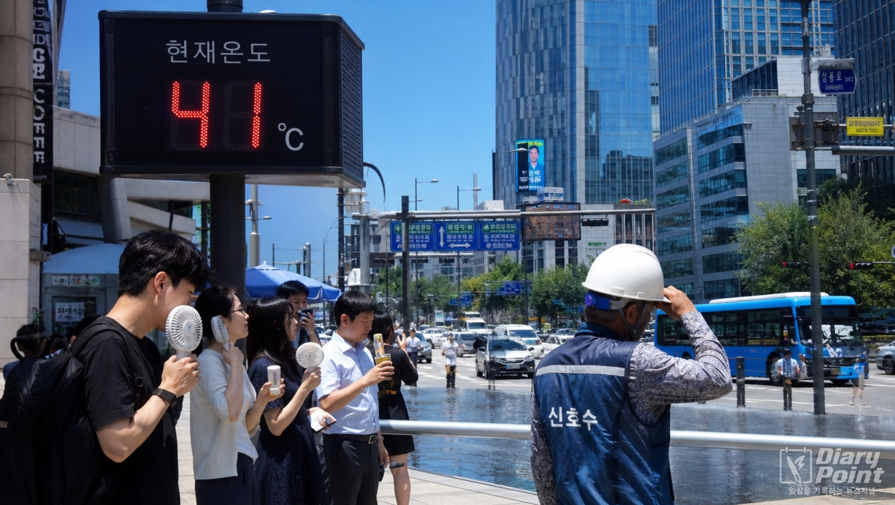 "41.4도까지 치솟았다"...국내 최고기온 경신, 오늘 양산 41도 예보