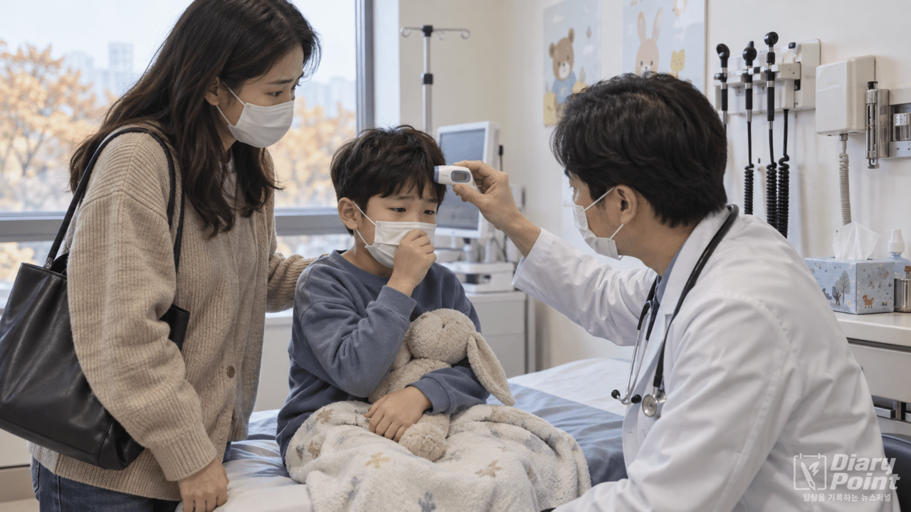 독감 유행주의보 벌써 발령…7~12세 환자 1천명당 75.1명