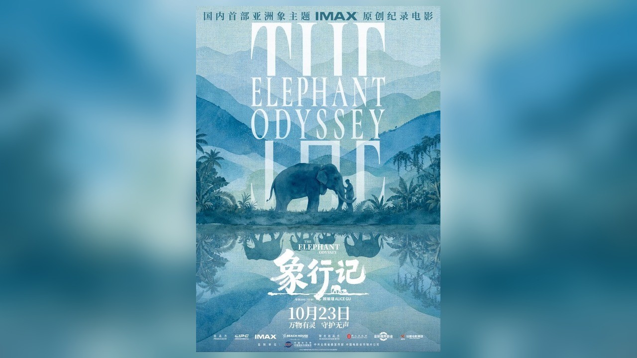 아시아코끼리 북상부터 야생 복귀까지, IMAX 다큐멘터리 ‘상행기’ 중국 개봉