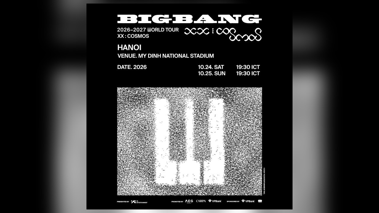 빅뱅 하노이 첫 공연에 4만5000명, 25일 두 번째 무대 오른다